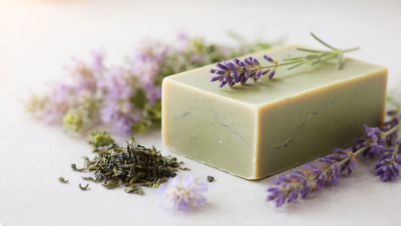 緑茶 & ラベンダー